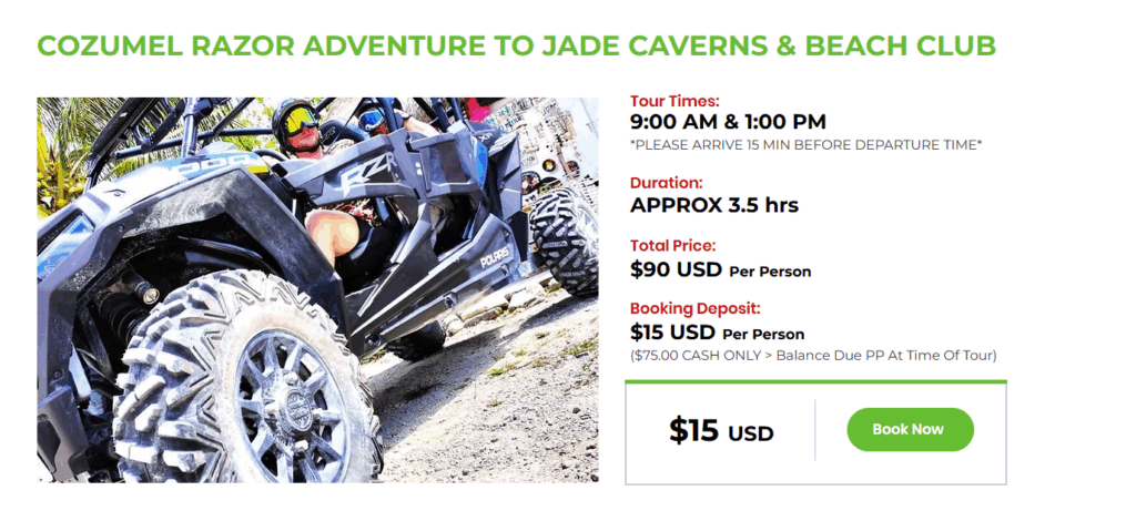 RZR Tours en Cozumel
