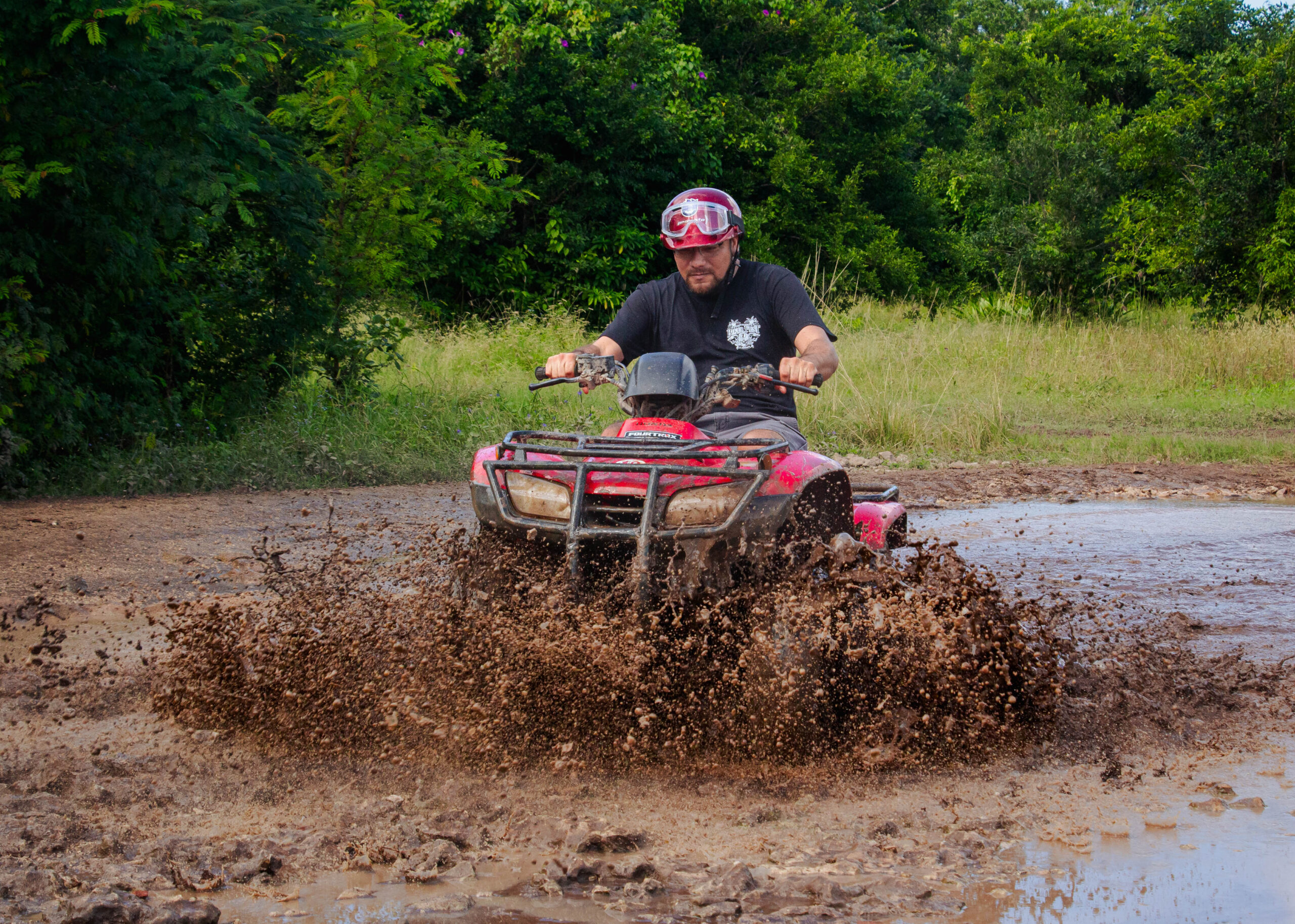 Group ATV adventure in Cozumel with scenic views